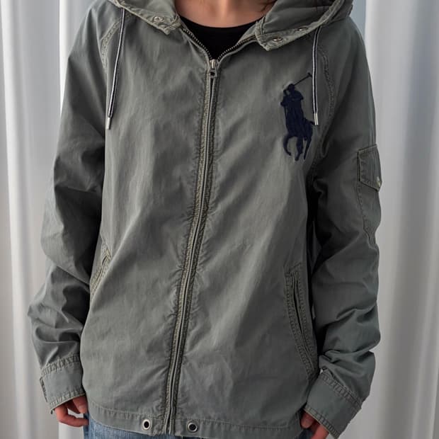 [L]폴로 랄프로렌 빅포니 코튼 후드 자켓