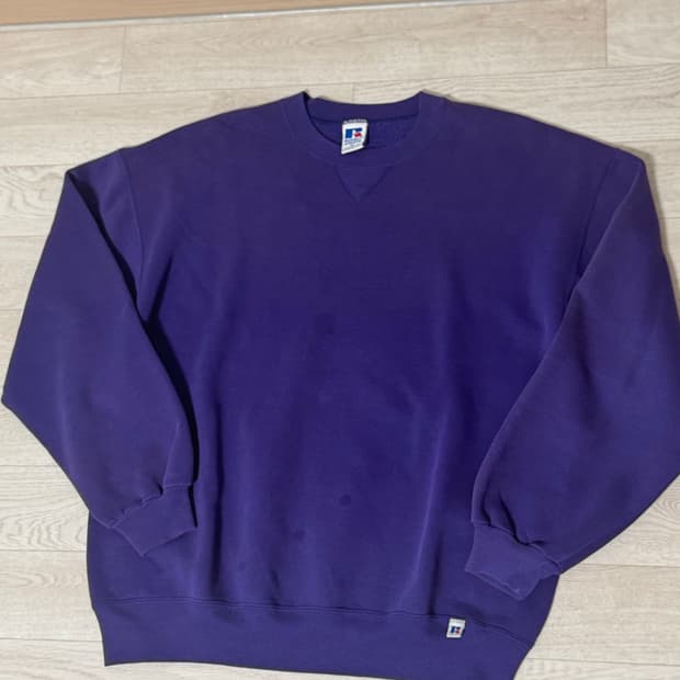 90s russell sweat shirt purple