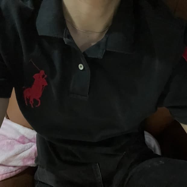 폴로 빅포니 카라티 블랙 레드