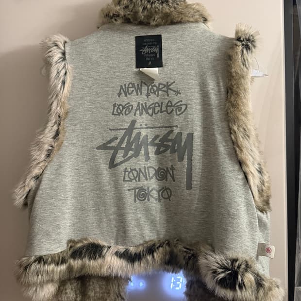 스투시 리버서블 조끼