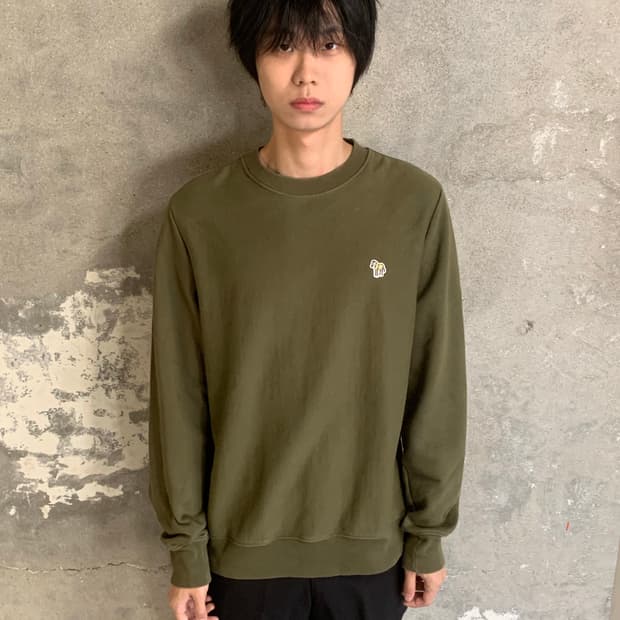 폴 스미스 로고 와펜 스웻셔츠 맨투맨 (khaki)
