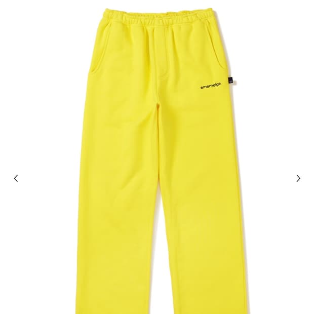 새제품_ mmlg 스윗팬츠 yellow L