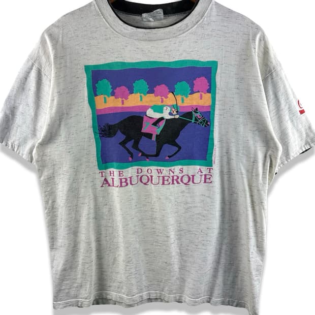 90S 미국 경마 빈티지 티셔츠3164