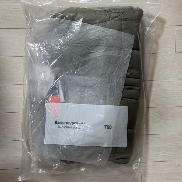 디스이즈네버댓 퍼텍스 라이트 다운 자켓 M 다크 세이지