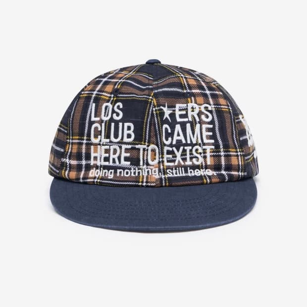 새상품) 루저스클럽 로고 워시드 투톤 캡 체크