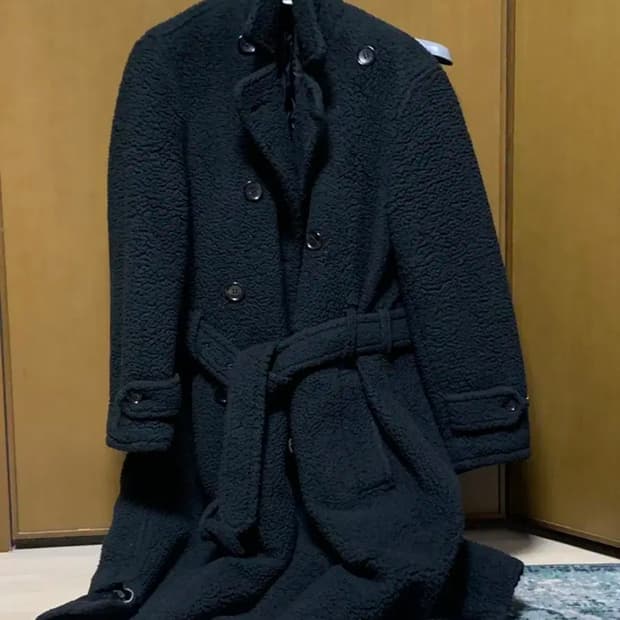 꼼데가르송 옴므플러스/  18aw 시어링 코트 / M