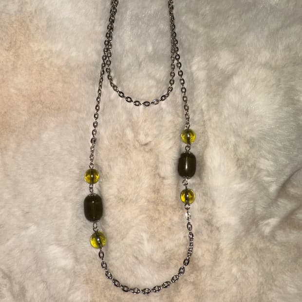 오리엔탈 고스펑크 레이어드 목걸이