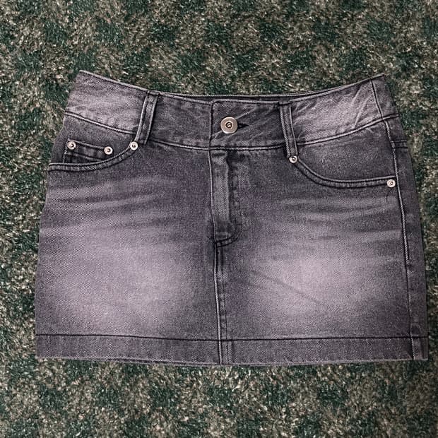 제드비드 로우웨이스트 스커트 _ 그레이 s