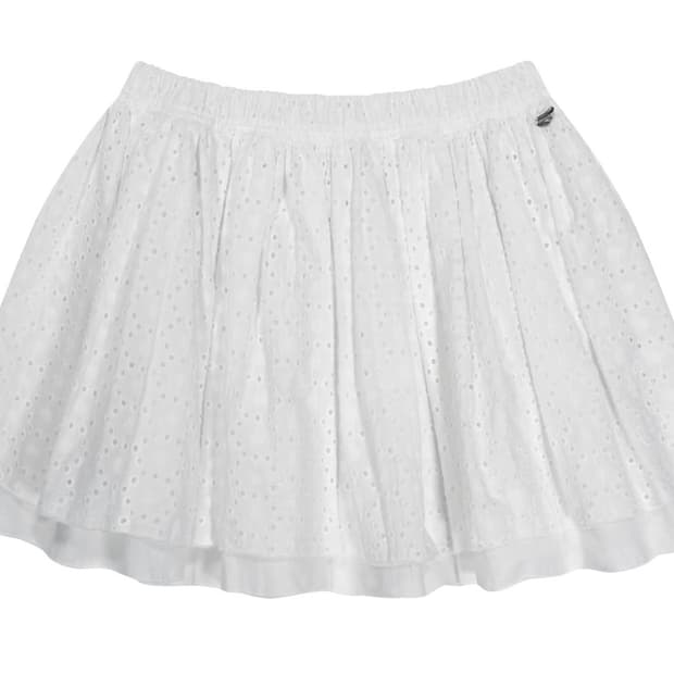 코이세이오FLOWER PUNCHING SKIRT WHITE