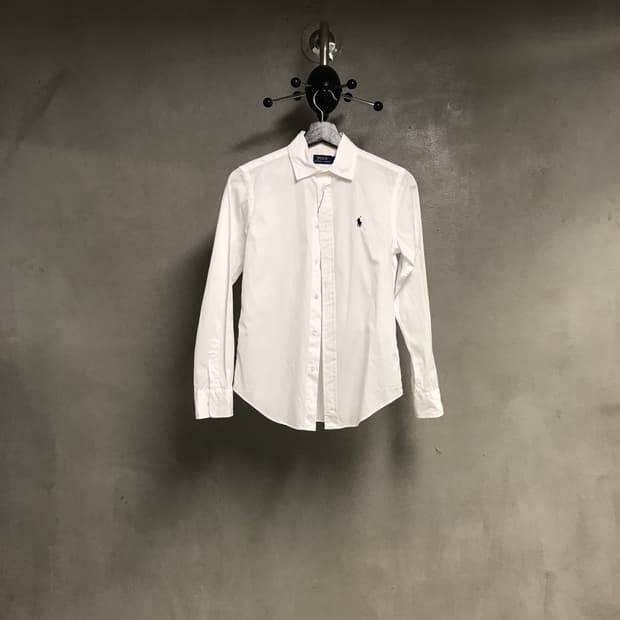 폴로 랄프로렌 QR 화이트 셔츠 2(W)