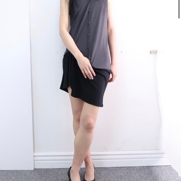 울리카 상투스 나시 원피스