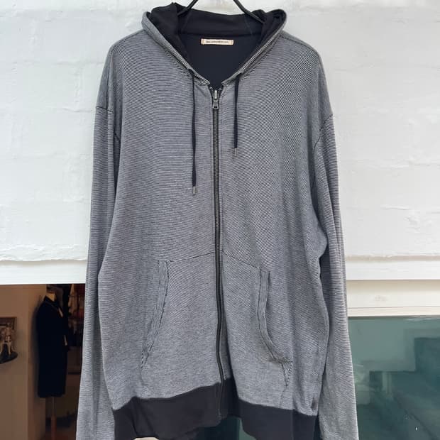John Varvatos USA 리버시블 코튼 후드집업