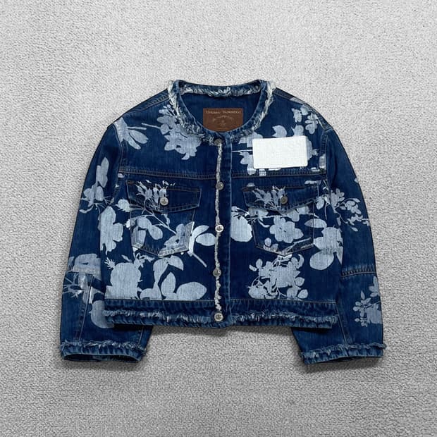 비비안웨스트우드 앵글로매니아 플라워 데님 자켓