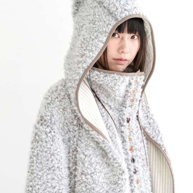 샵페어리 후드머플러 브라운