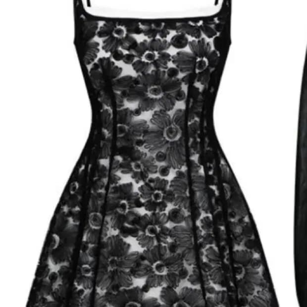 라벨르블랑 로즈 누아 블랑 원피스