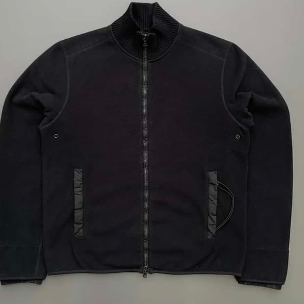 Prada Sport Black O0s Technical Fleece J