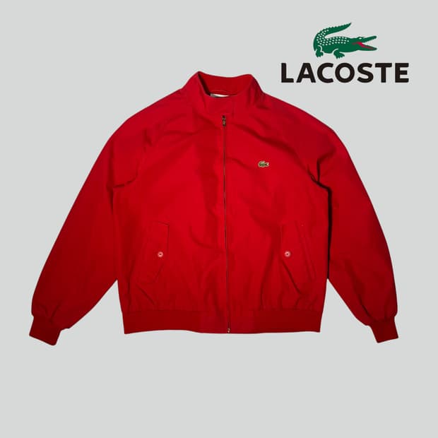 [L]80's IZOD 라코스테 바라쿠타 헤링본 자켓