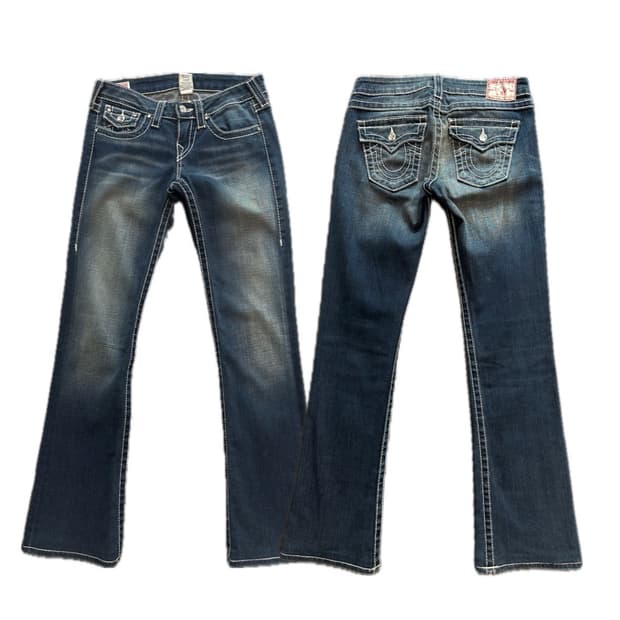 트루릴리전 DISCO BECKY BIG T 부츠컷 데님팬츠