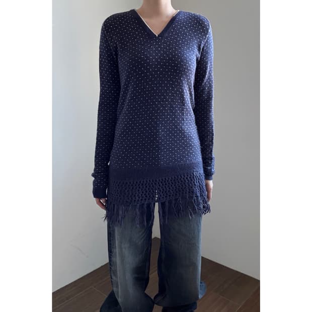 Maison Mihara Yasuhiro Fringe Knit