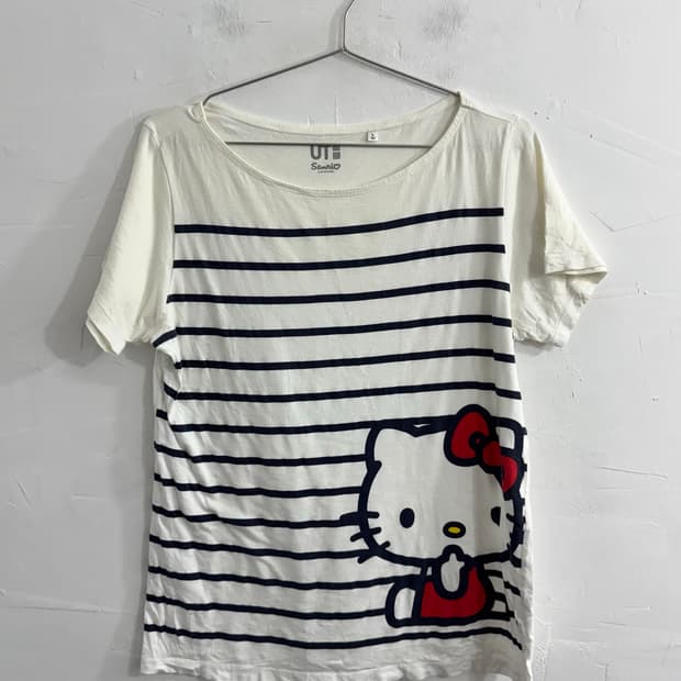 ut sanrio hello kitty printing t-shirt