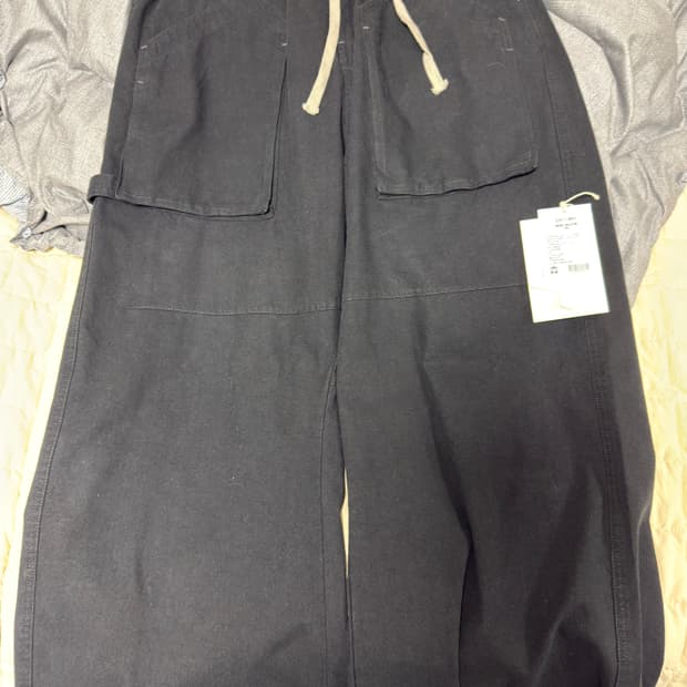 [3] 26ss 폴리테루 페인터 파자마 블랙