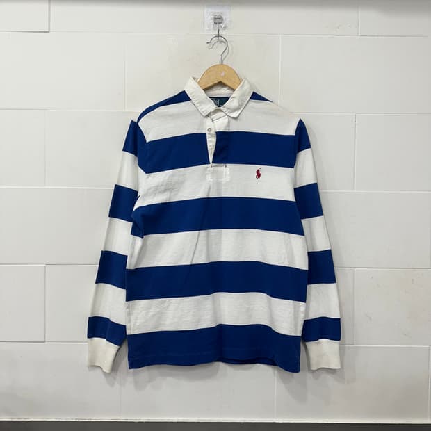폴로 스트라이프 럭비티