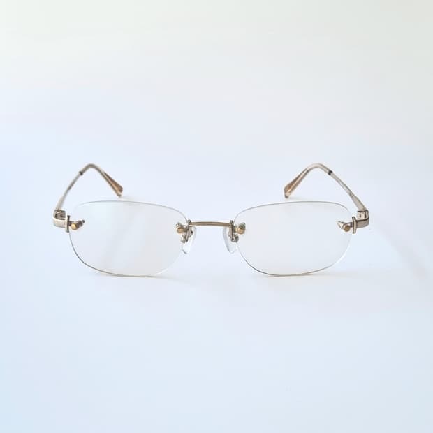 데드스탁 요즘 유행하는 긱시크 무드 무테안경 633