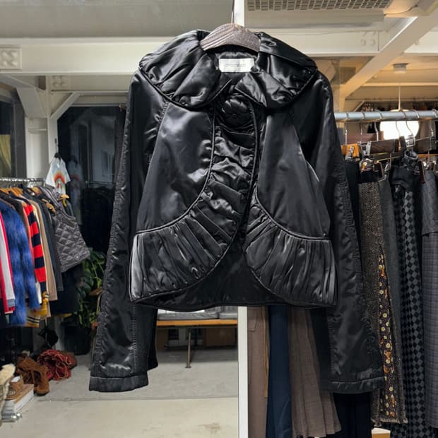 스포츠막스 크롭 게더 자켓