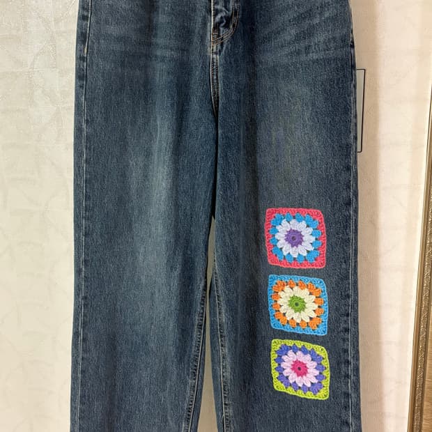 로씨로씨X그래피커스 Crochet Jeans 중청