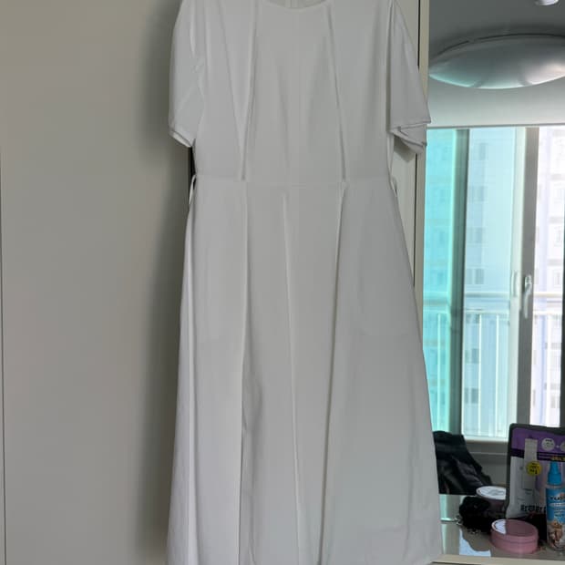 유메르 리넨 플레어 원피스(L)