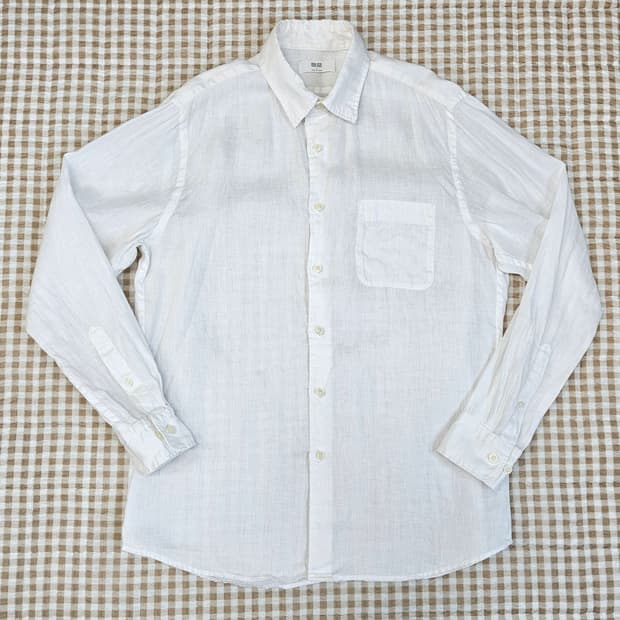 유니클로 마100 긴소매 셔츠 남자100