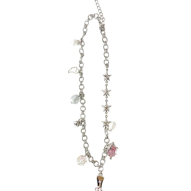 Kitsch charm necklace & keychain