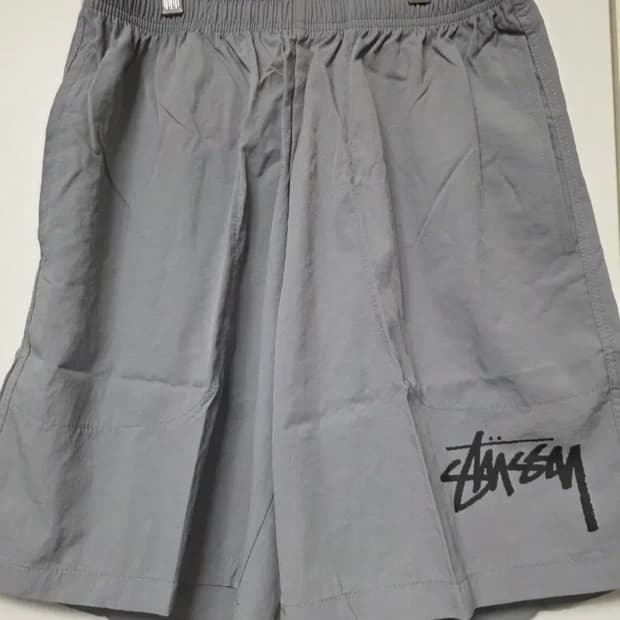 스투시 반바지 그레이.베이지