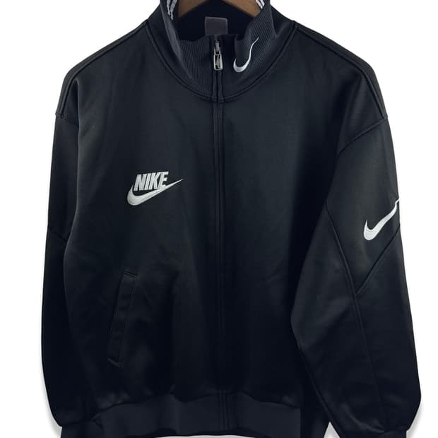 90S 나이키 멀티 스우시 블랙 트랙탑져지2224