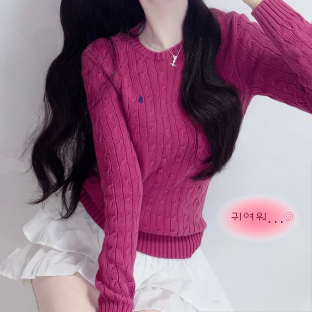 🐰폴로 랄프로렌 미니포니 공주 니트🩷