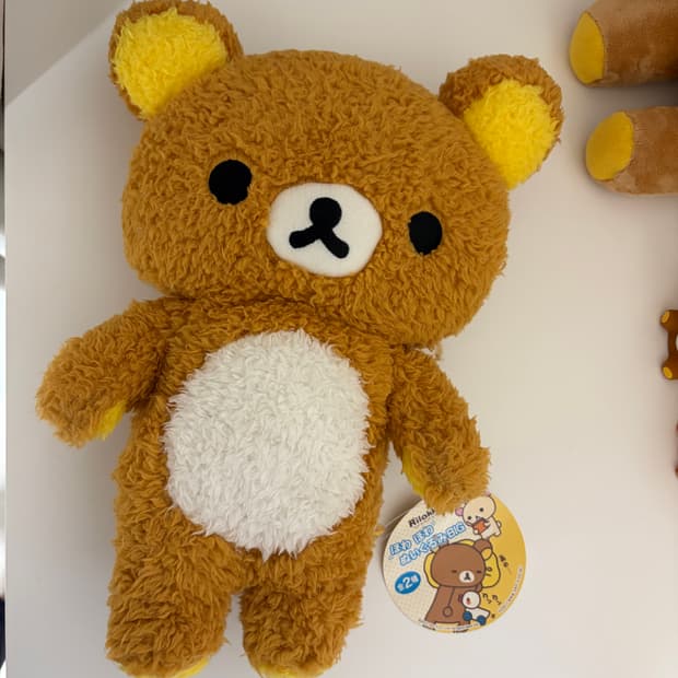리락쿠마 고전 뽀글복슬 인형(택o)