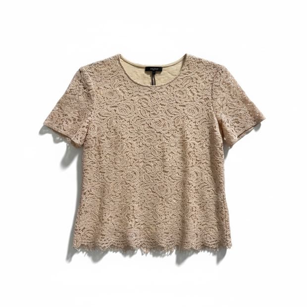 버버리 런던 정품 레이스 상의 UK2