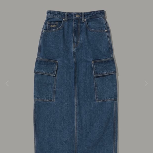 [PLAC x ONNUK] 플랙 온눅 콜라보 카고 데님 스커트 K42