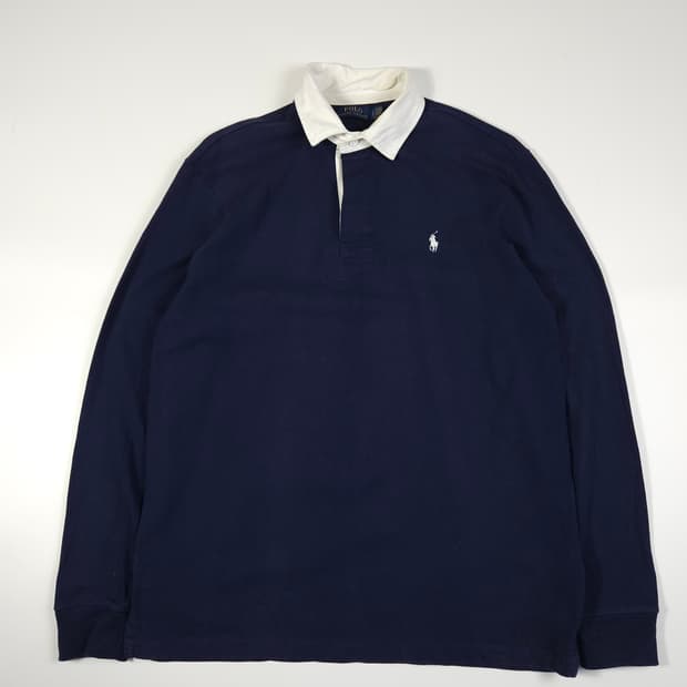 폴로 랄프로렌 네이비 럭비티