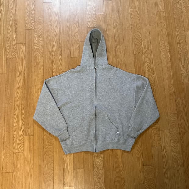 [XL] 90s 빈티지 러셀 후드집업 그레이