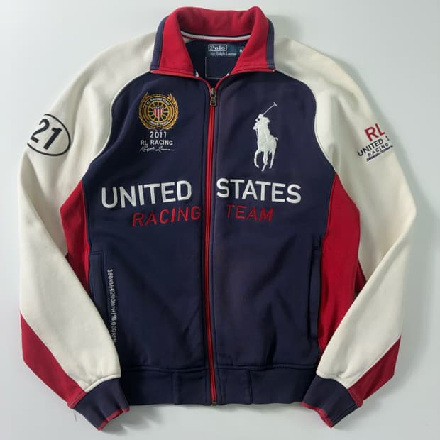 Polo 폴로 랄프로렌 빅포니 성조기 USA 레이싱 져지