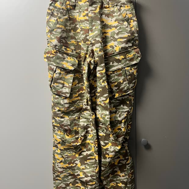 노우웨이브 유니섹스 빅 포켓 카고 팬츠 CAMO, S사이즈