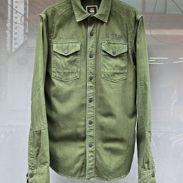 G Star Raw 밀리터리 셔츠 S