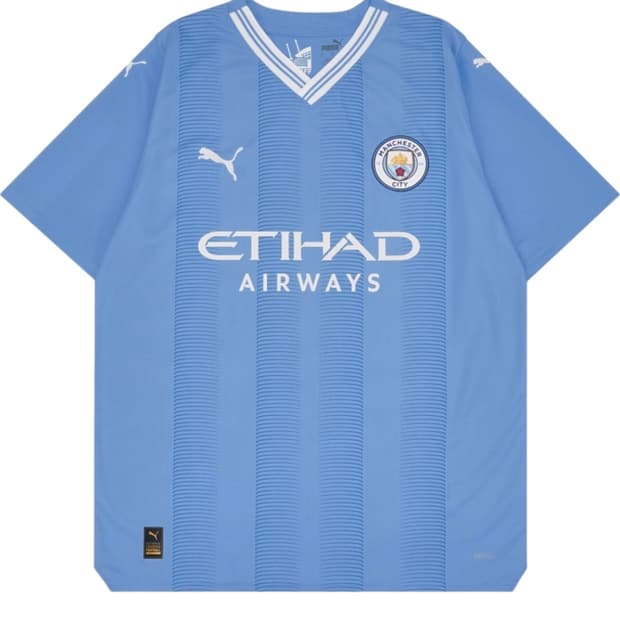 푸마 맨체스터 시티 2023/24 홈 저지 팀 라이트 블루