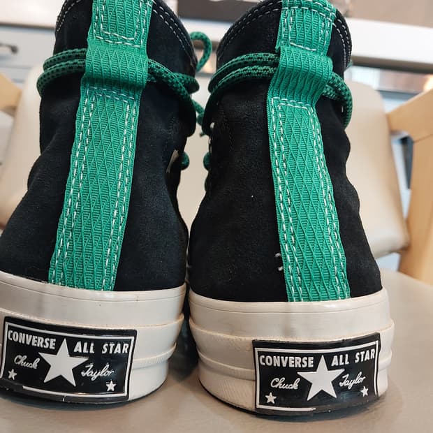 컨버스 척 70 디지털 터레인 블랙 스웨이드 
260mm