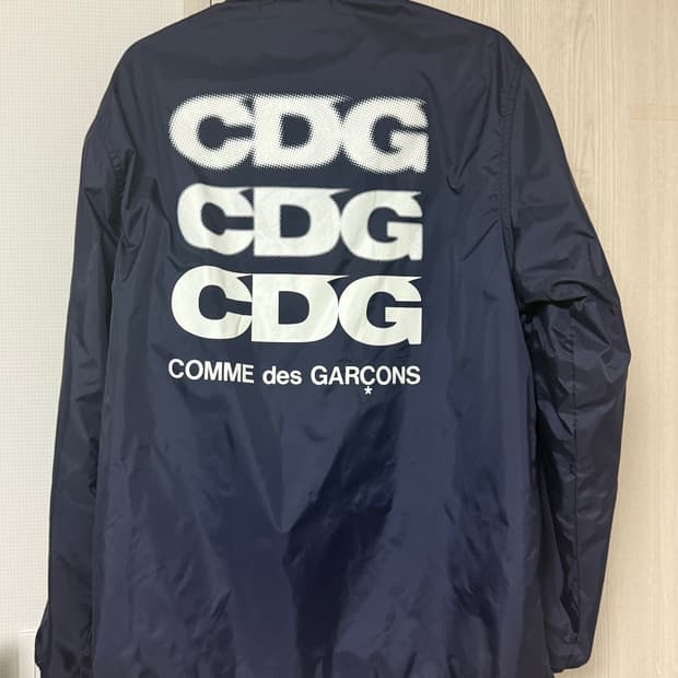 CDG 코치 자켓 네이비