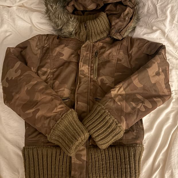 일본 빈티지 펑크 야상 패딩