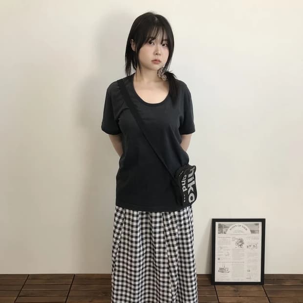 Beams Basic Black Tee