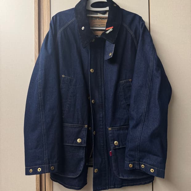 바버 x 리바이스 데님 비데일 자켓