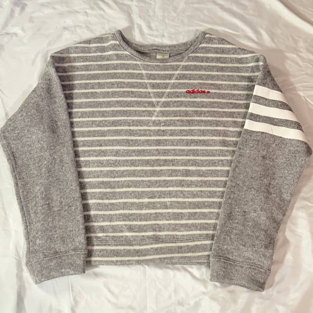 아디다스 네오 스트라이프 니트